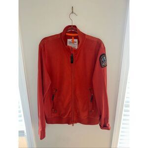 Parajumpers PJS Patch Full Zip Sweatshirt Orange XL